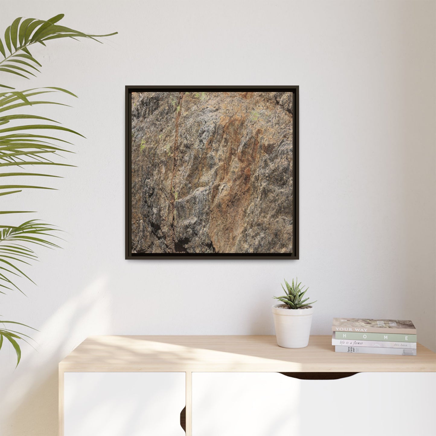 Weathered Rock Formation - Unique Stretched Canvas Wall Art - Art By Earth