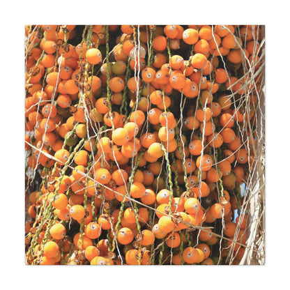 Orange Harvest - Unique Frameless Canvas Wall Art - Art By Earth