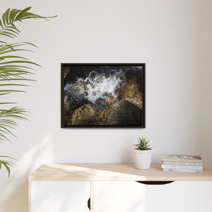 Cascading Momentum - Unique Stretched Canvas Wall Art - Art By Earth