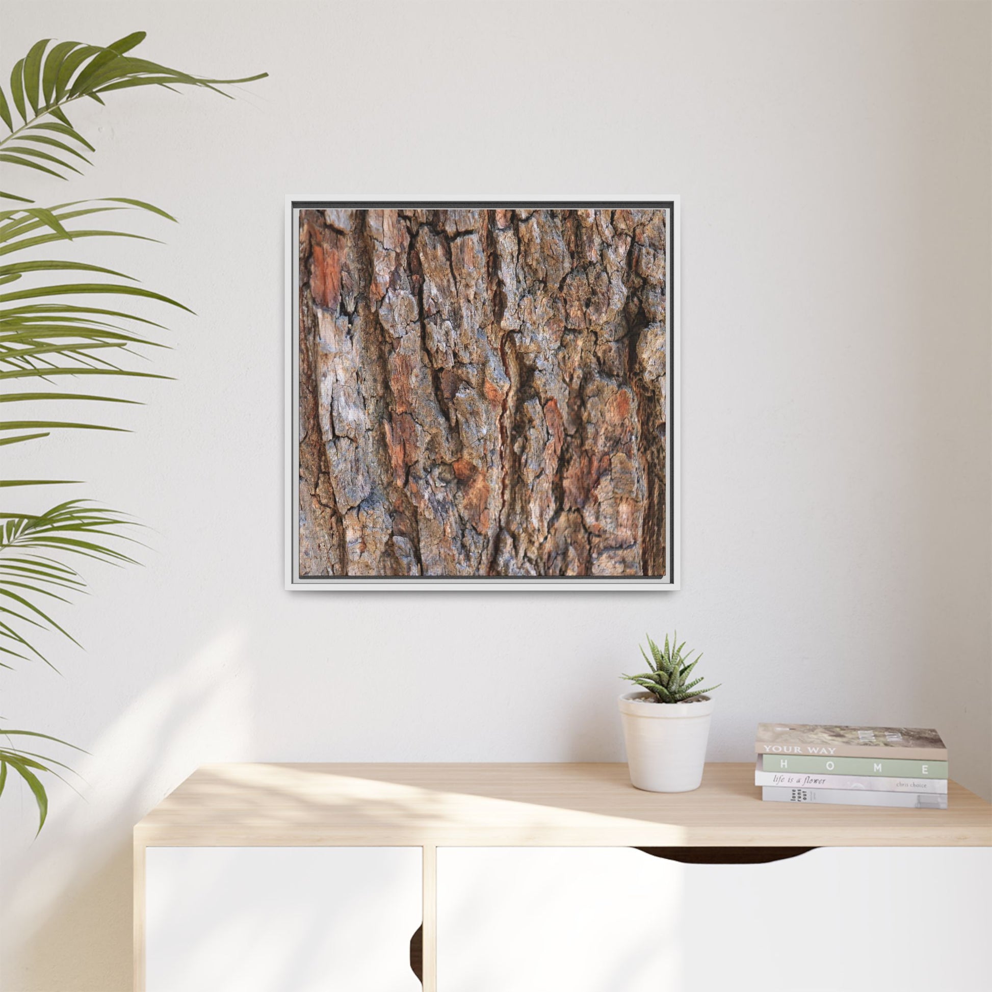 Tree's Timeworn Tale - Unique Stretched Canvas Wall Art - Art By Earth