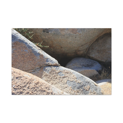 Rocky Shelter - Unique Frameless Canvas Wall Art