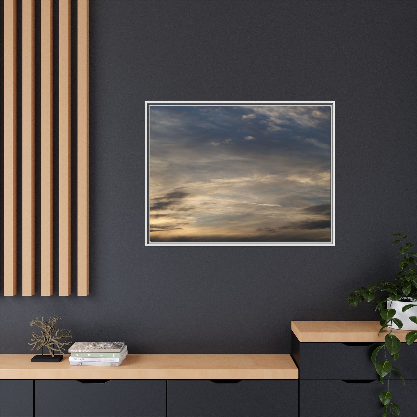 Clouded Thoughts - Unique Stretched Canvas Wall Art - Art By Earth