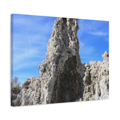 Towering Limestone Sentinels - Unique Frameless Canvas Wall Art
