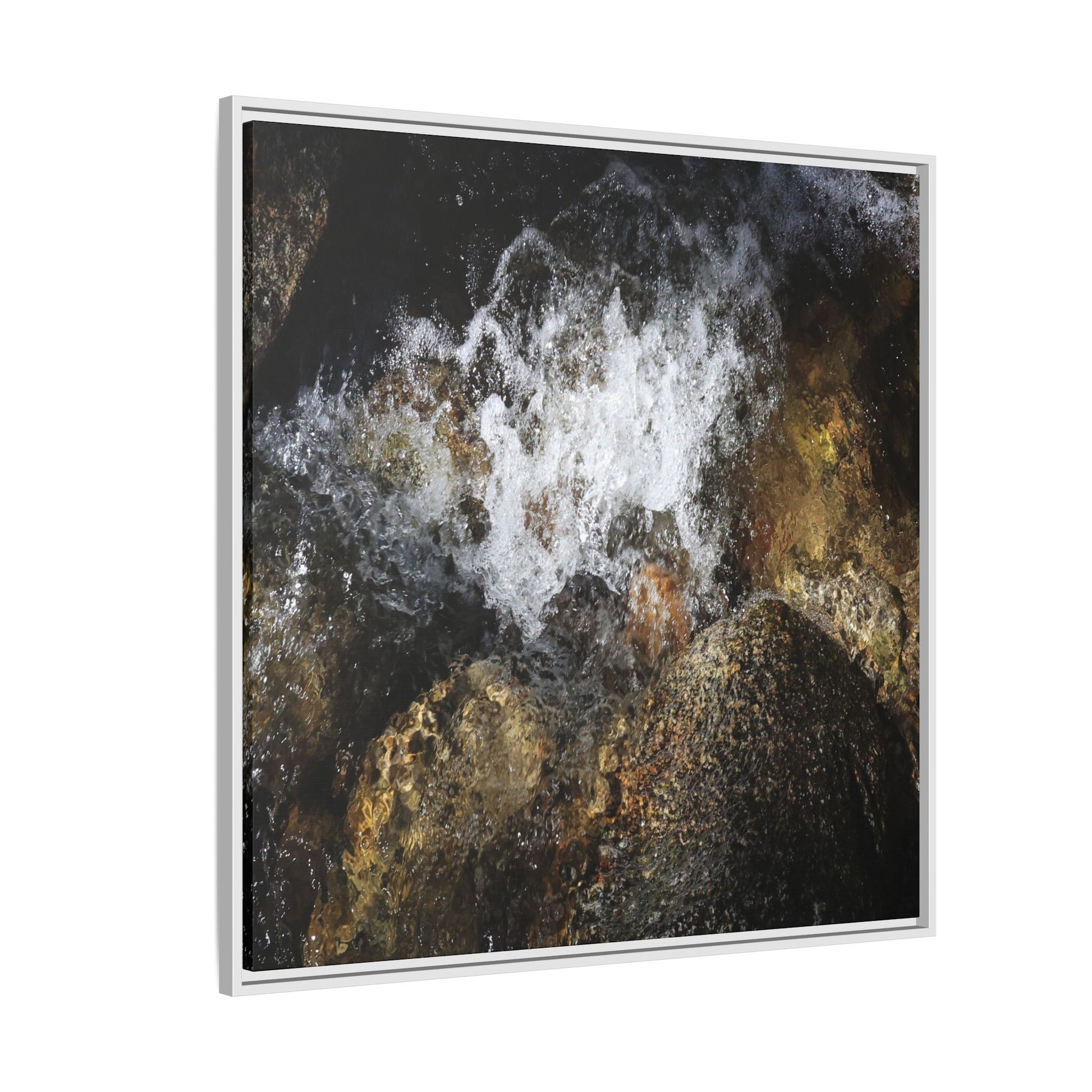 Cascading Momentum - Unique Stretched Canvas Wall Art - Art By Earth
