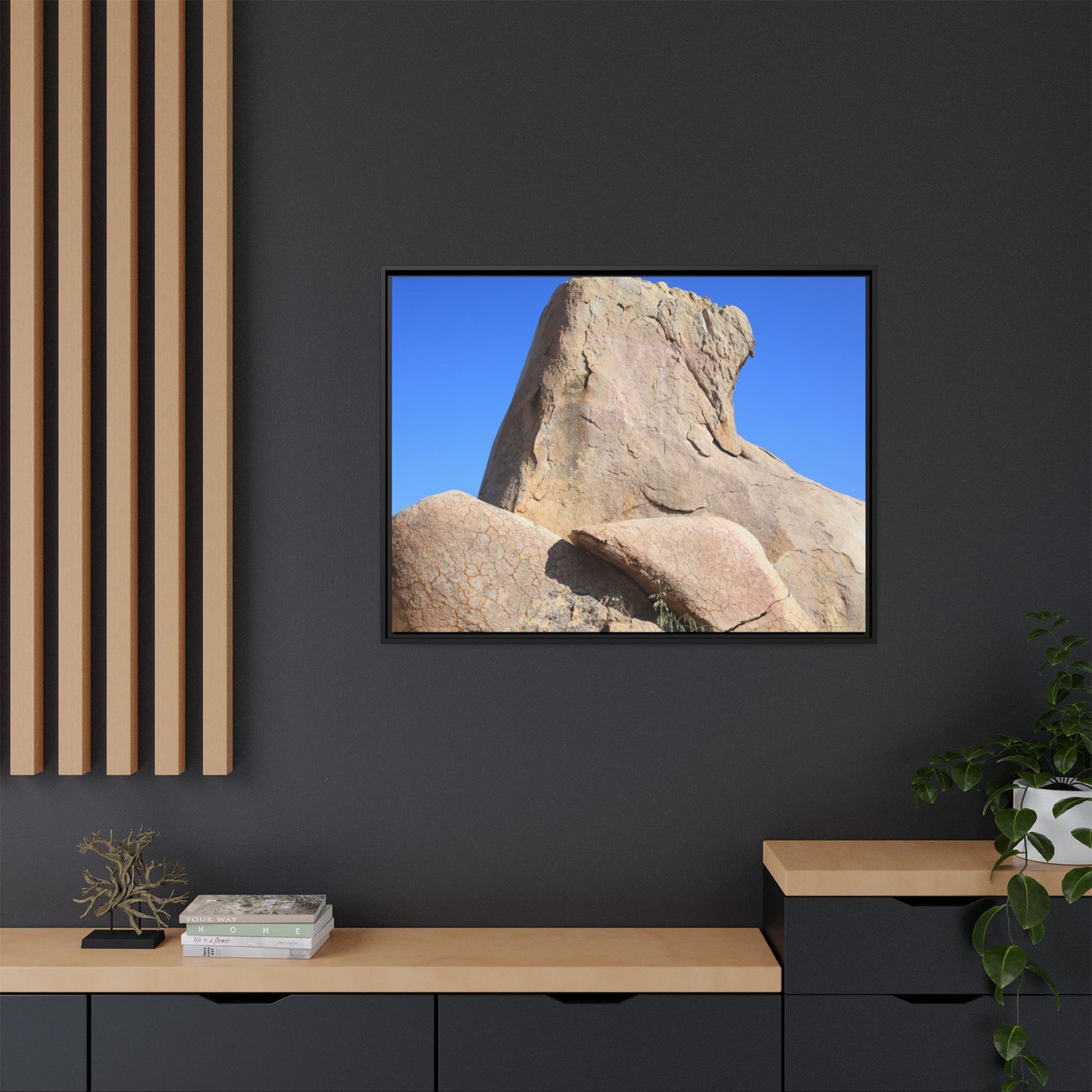 Rocky Sentinel - Unique Stretched Canvas Wall Art - Art By Earth