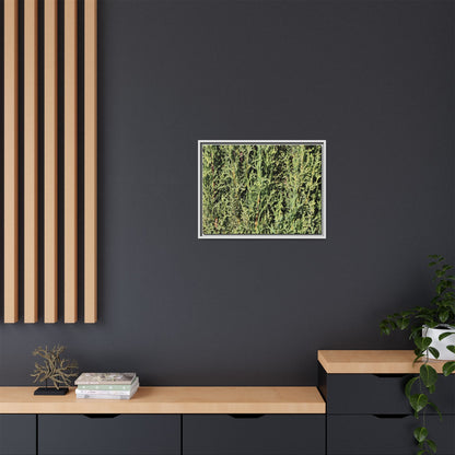 Emerald Labyrinth - Unique Stretched Canvas Wall Art - Art By Earth