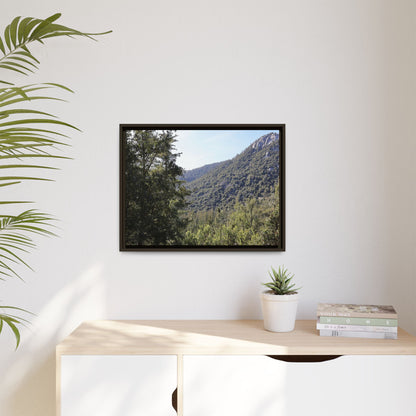 Mountain Valley Forest - Unique Stretched Canvas Wall Art