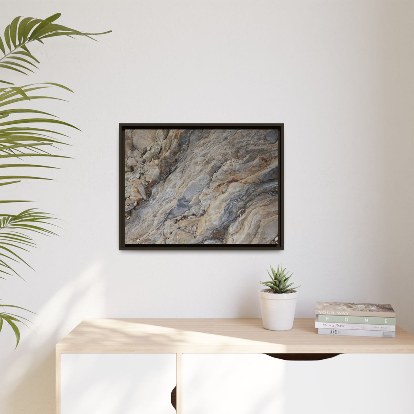 Layers of Earth's History - Unique Stretched Canvas Wall Art - Art By Earth