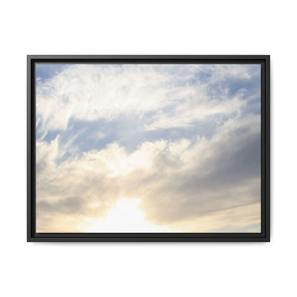 Sky's Ethereal Whisper - Unique Stretched Canvas Wall Art - Art By Earth
