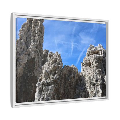 Weathered Sentinels - Unique Stretched Canvas Wall Art