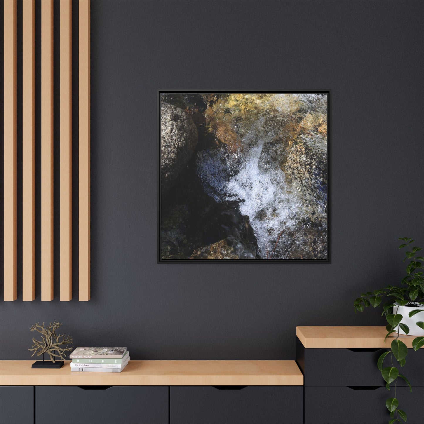 Nature's Turbulence - Unique Stretched Canvas Wall Art - Art By Earth
