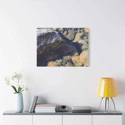 Lithic Symphony - Unique Frameless Canvas Wall Art