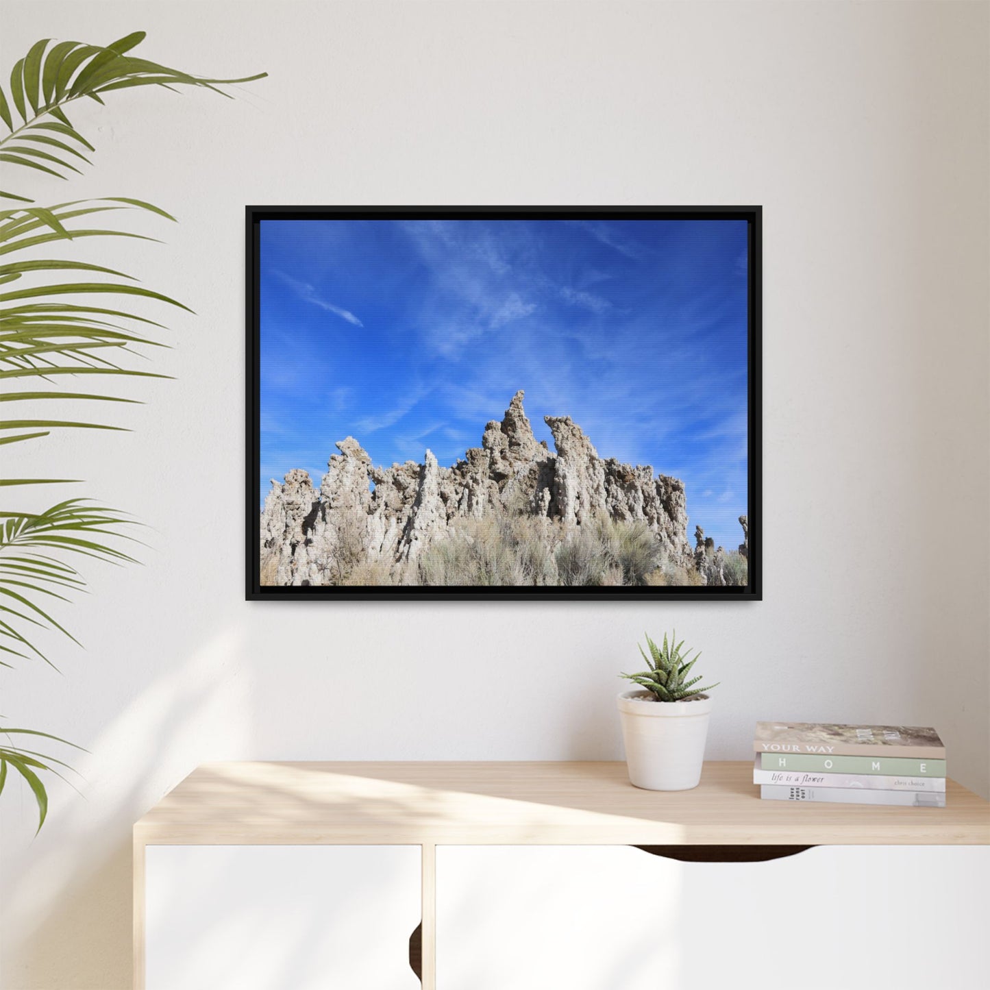 Frozen Sentinels - Unique Stretched Canvas Wall Art