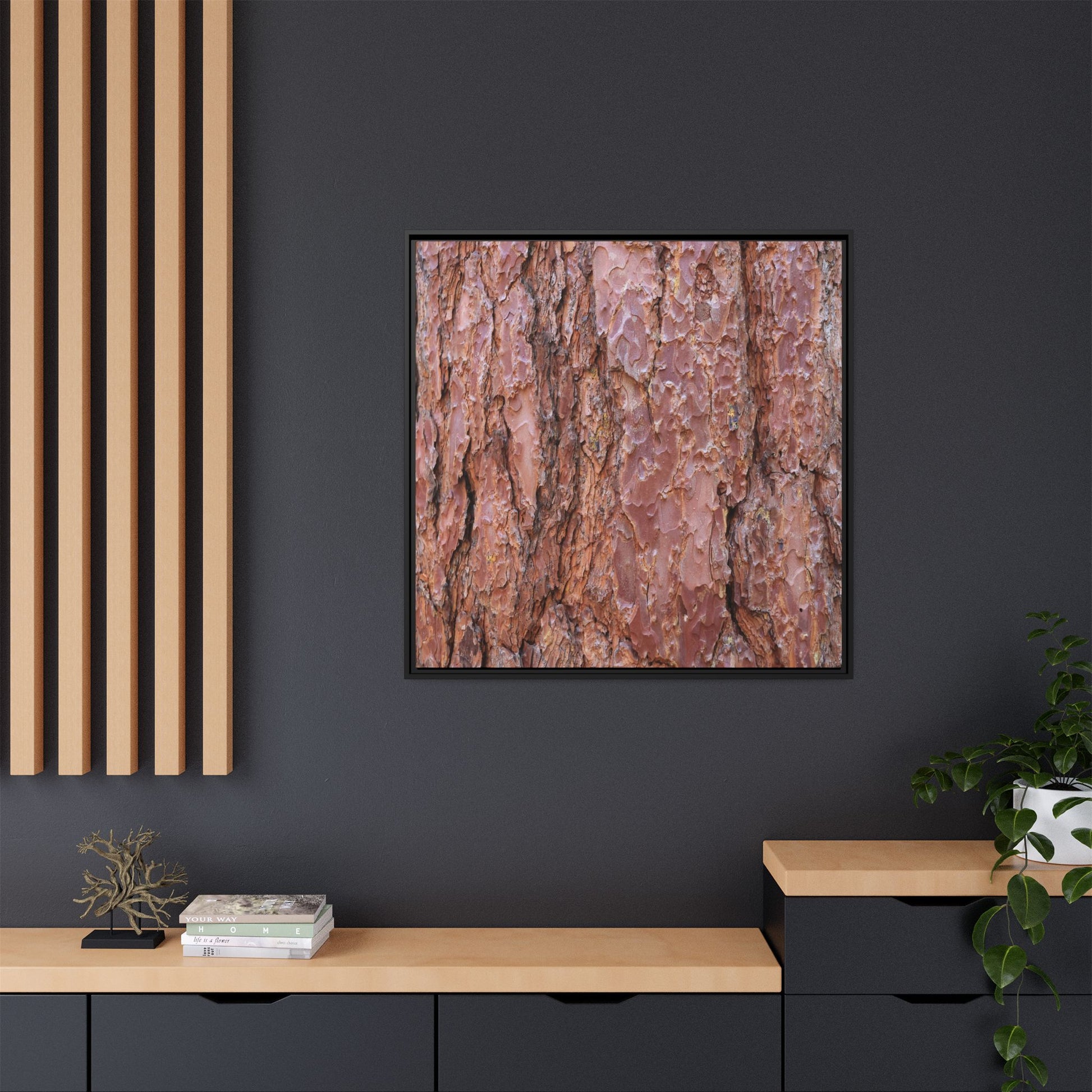 Russet Ridges - Unique Stretched Canvas Wall Art - Art By Earth