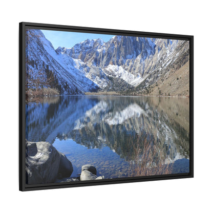 Reflections of Stillness - Unique Stretched Canvas Wall Art