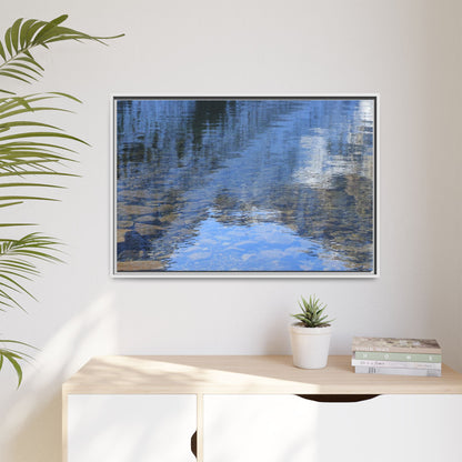 Reflected Stones - Unique Stretched Canvas Wall Art