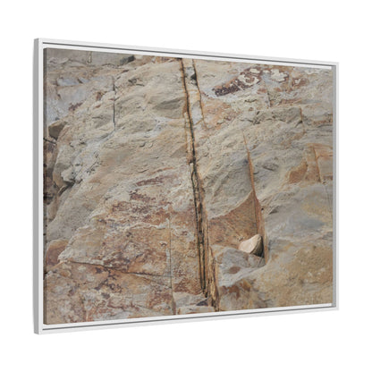 Sedimentary Symphony - Unique Stretched Canvas Wall Art - Art By Earth