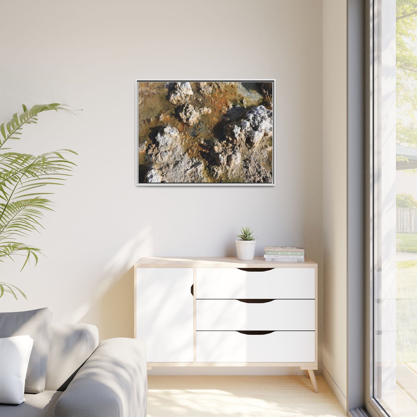 Textural Metamorphosis - Unique Stretched Canvas Wall Art