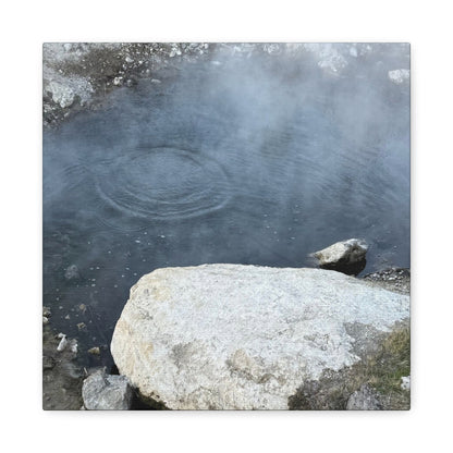 Echoes of Stone and Mist - Unique Frameless Canvas Wall Art