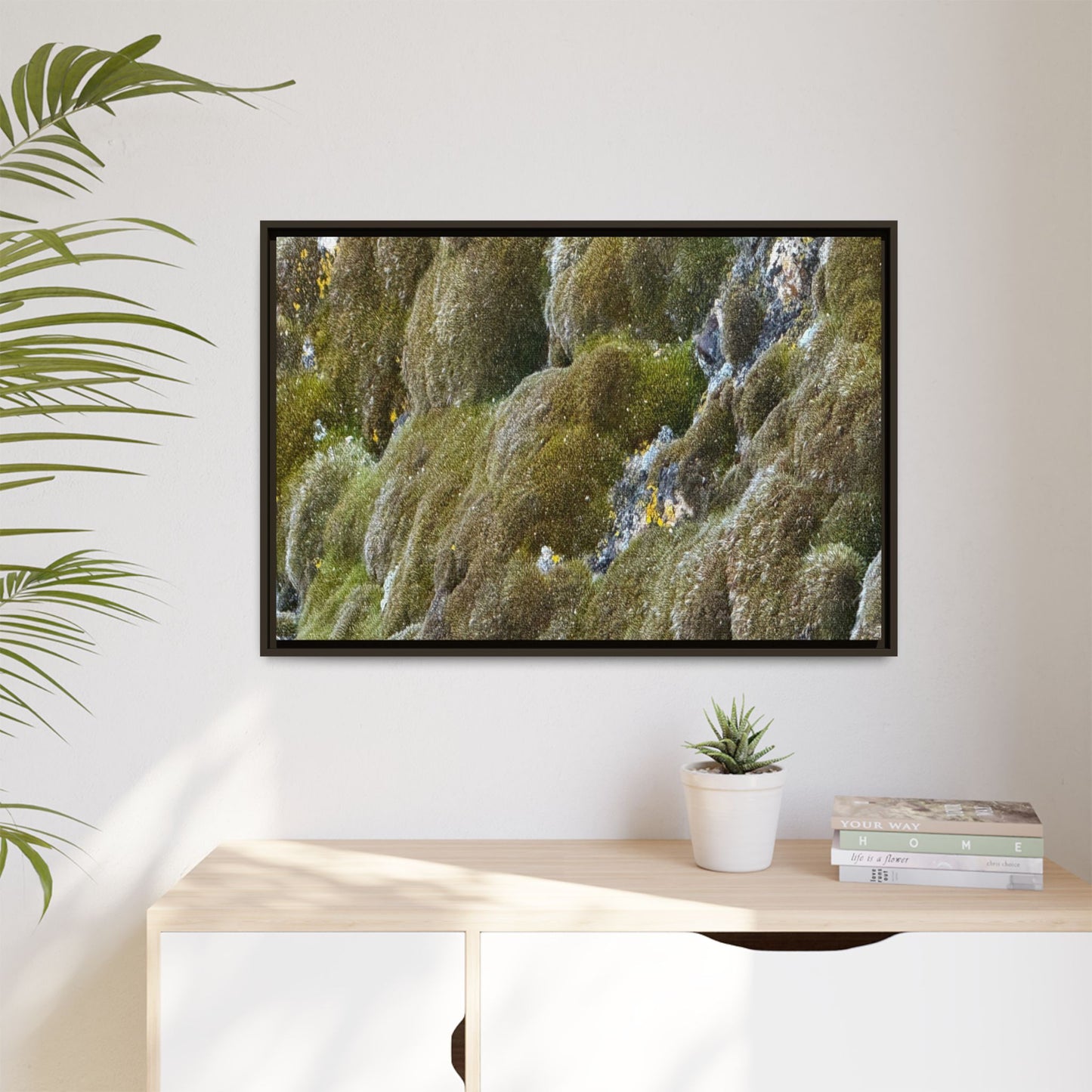 Moss Symphony - Unique Stretched Canvas Wall Art