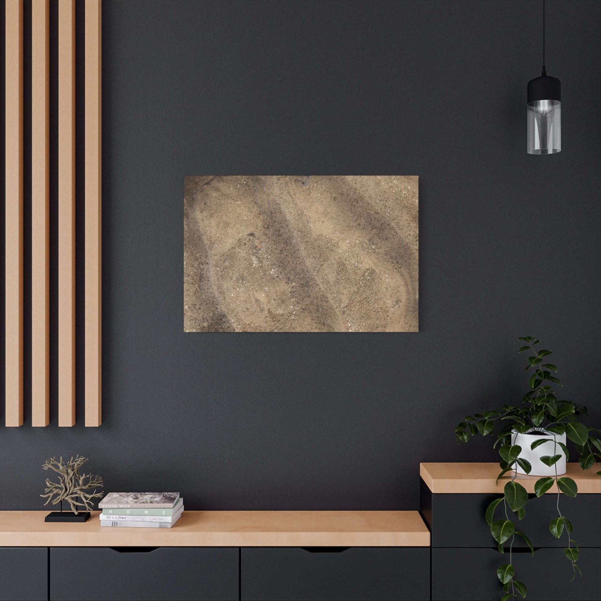 Shallow Waters - Unique Frameless Canvas Wall Art - Art By Earth