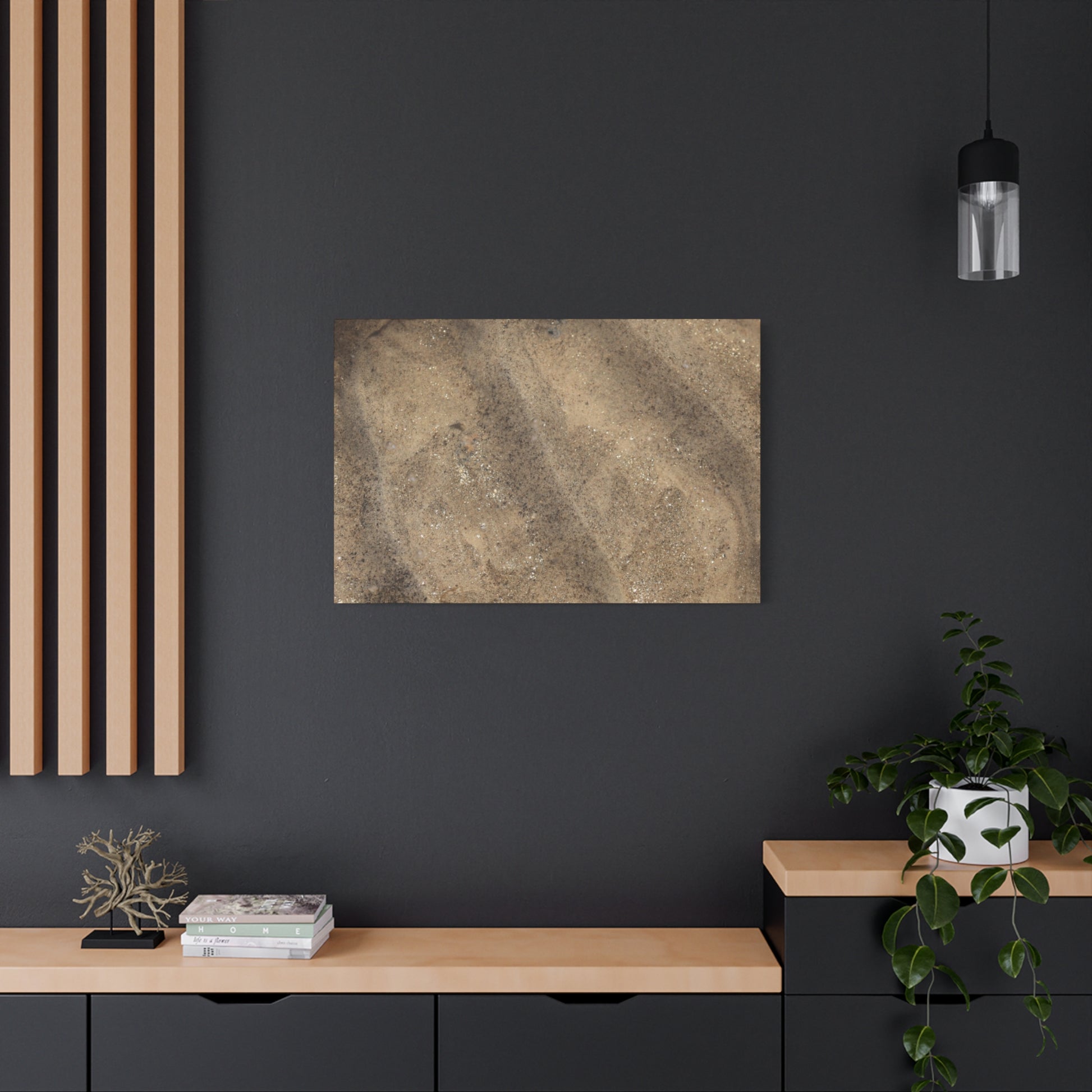 Shallow Waters - Unique Frameless Canvas Wall Art - Art By Earth