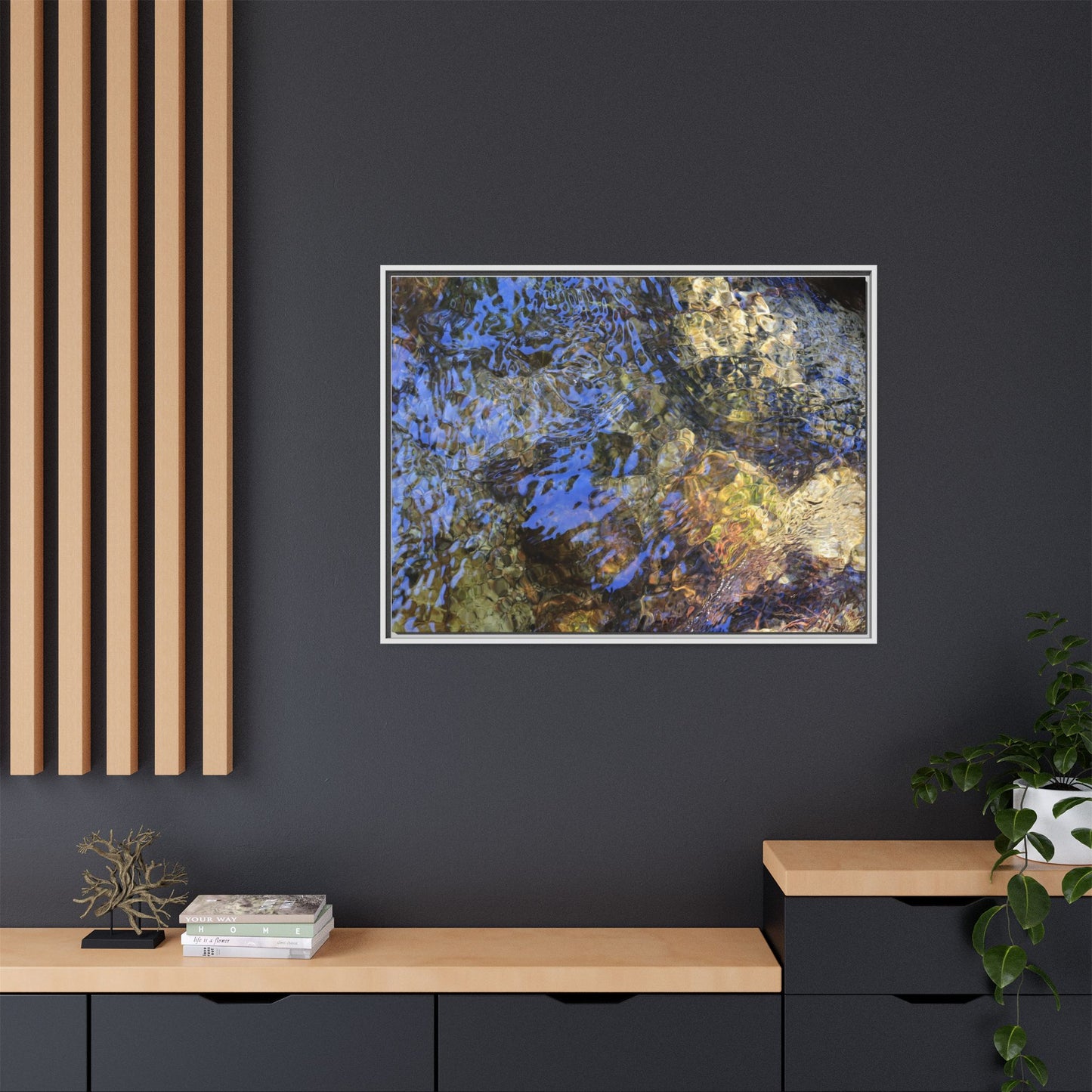 Aquatic Kaleidoscope - Unique Stretched Canvas Wall Art - Art By Earth