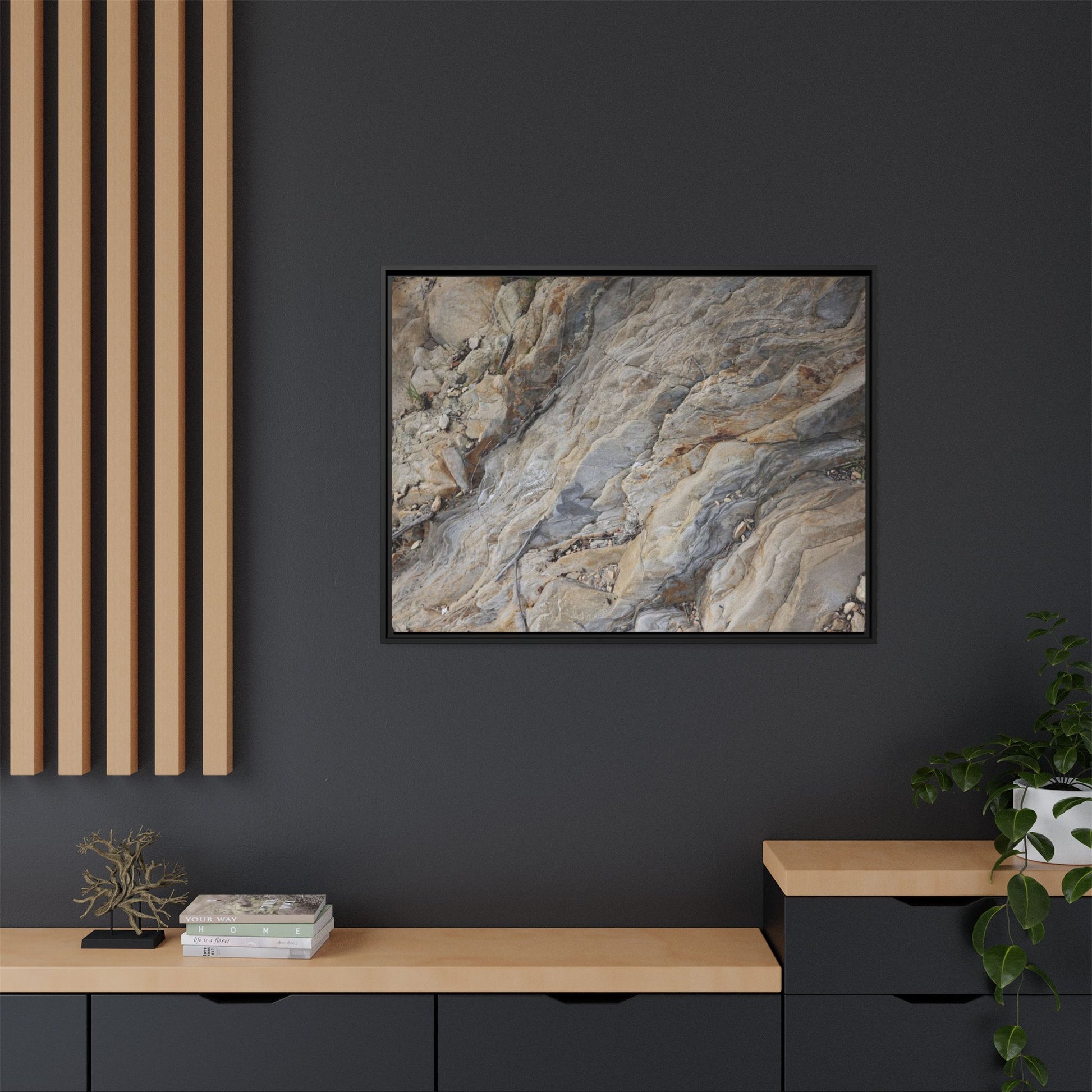Layers of Earth's History - Unique Stretched Canvas Wall Art - Art By Earth