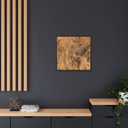 Dried Vegetation Study - Unique Stretched Canvas Wall Art - Art By Earth