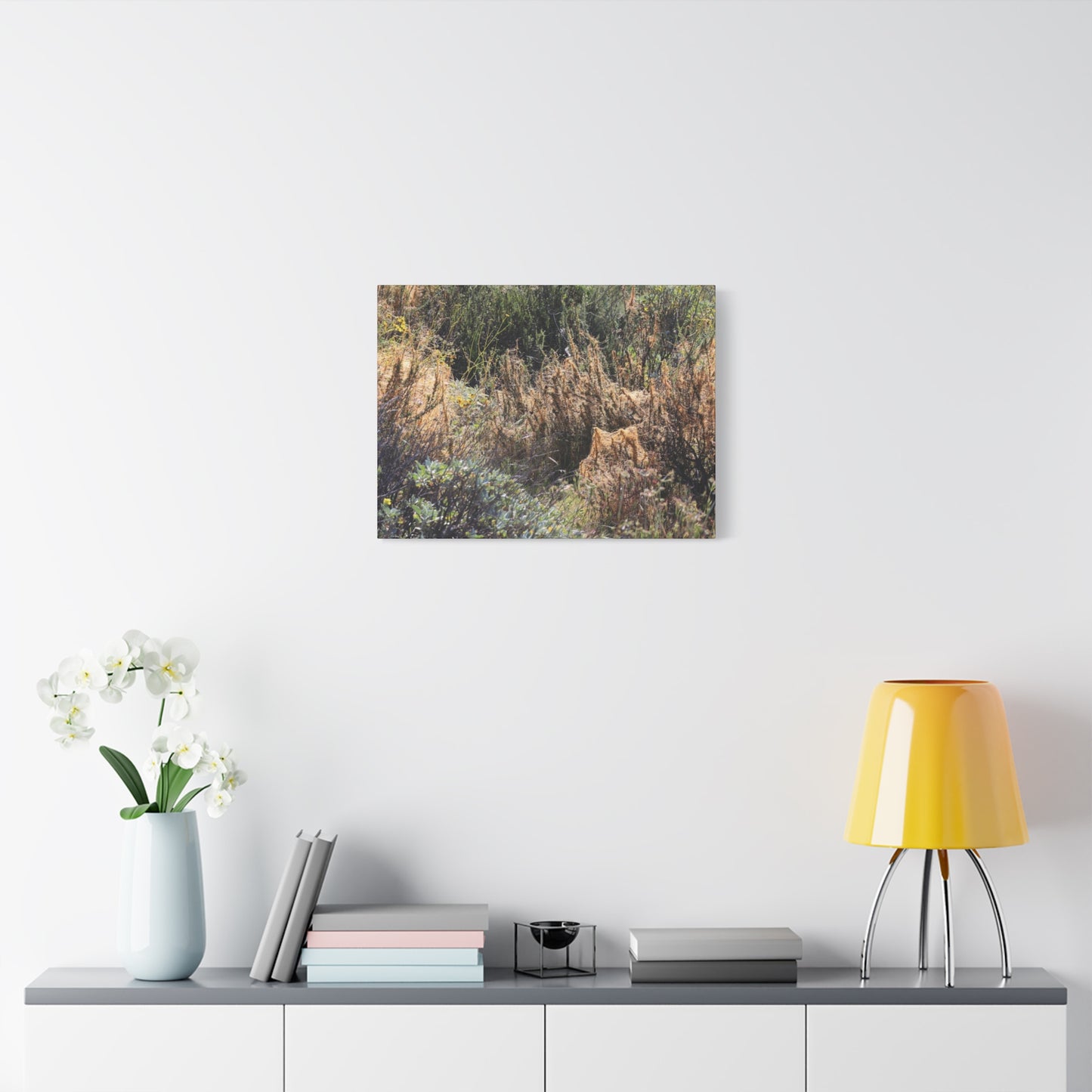 Sagebrush Desert Landscape - Unique Frameless Canvas Wall Art - Art By Earth