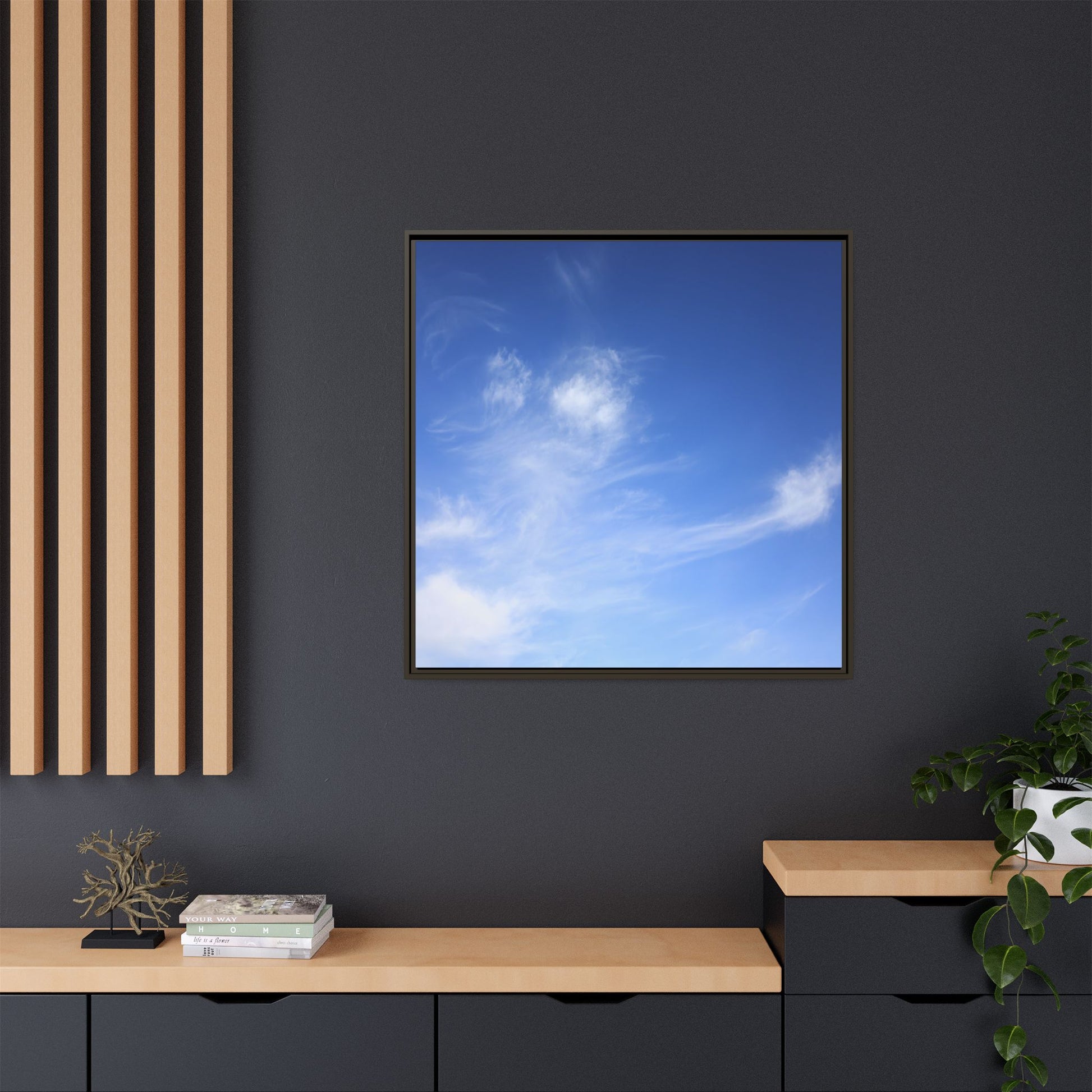 Blue Serenity - Unique Stretched Canvas Wall Art - Art By Earth