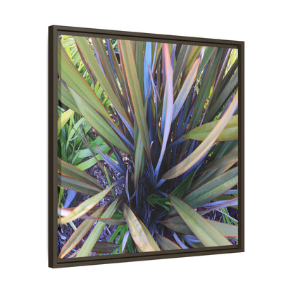 Radiant Leaves - Unique Stretched Canvas Wall Art - Art By Earth