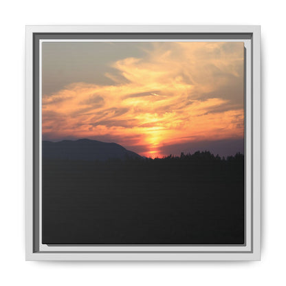 Gilded Horizon - Unique Stretched Canvas Wall Art - Art By Earth