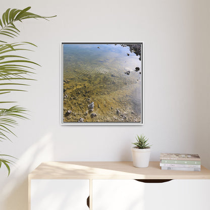 Ripples of Stone - Unique Stretched Canvas Wall Art