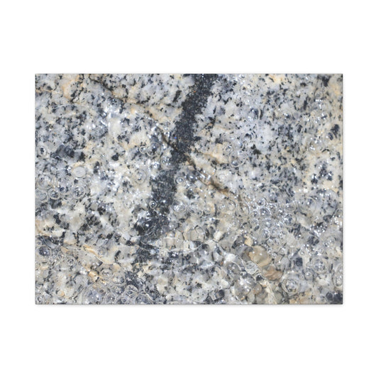 Crystalline Bubbles - Unique Frameless Canvas Wall Art - Art By Earth