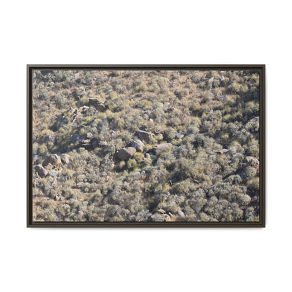 Arid Terrain Study - Unique Stretched Canvas Wall Art - Art By Earth
