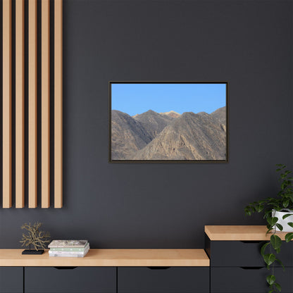 Echoes of Barren Peaks - Unique Stretched Canvas Wall Art - Art By Earth
