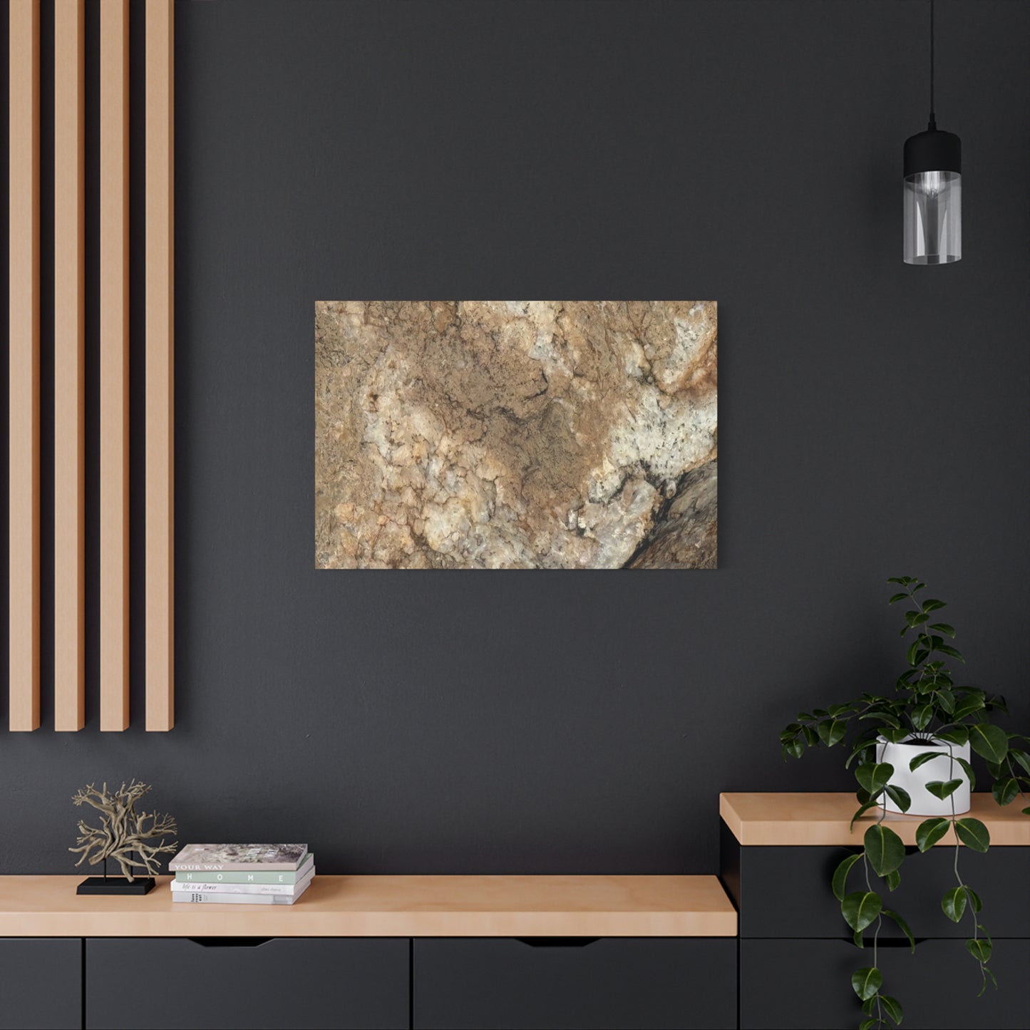 Desert Terrain - Unique Frameless Canvas Wall Art - Art By Earth