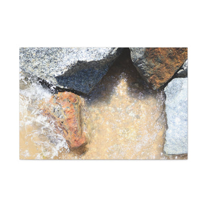 Rocky Embrace - Unique Frameless Canvas Wall Art - Art By Earth