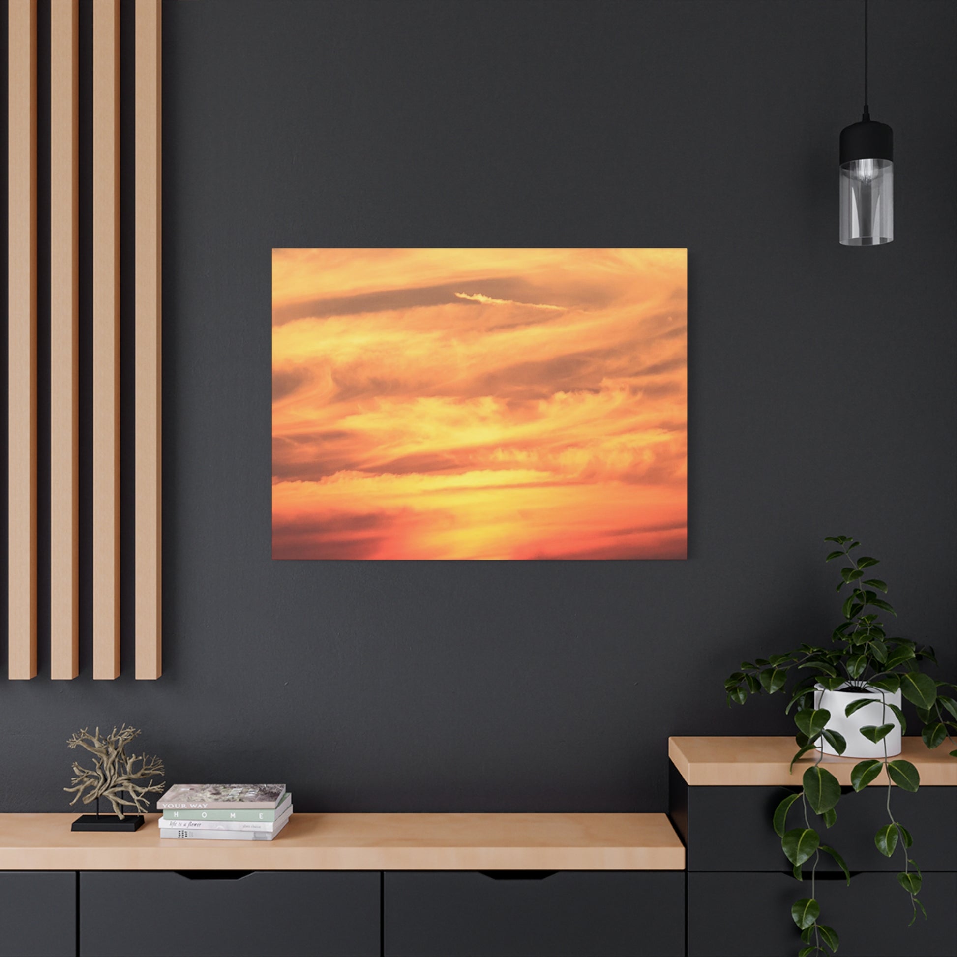 Golden Whispers - Unique Frameless Canvas Wall Art - Art By Earth