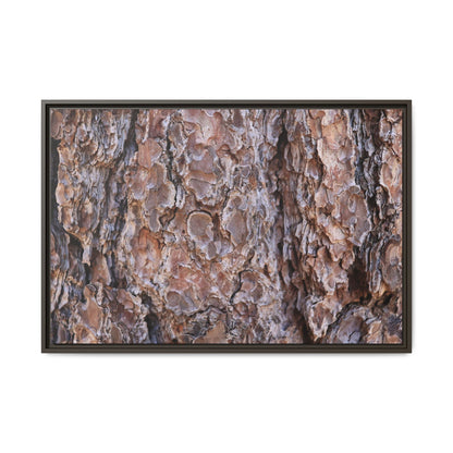 Woody Layers - Unique Stretched Canvas Wall Art - Art By Earth