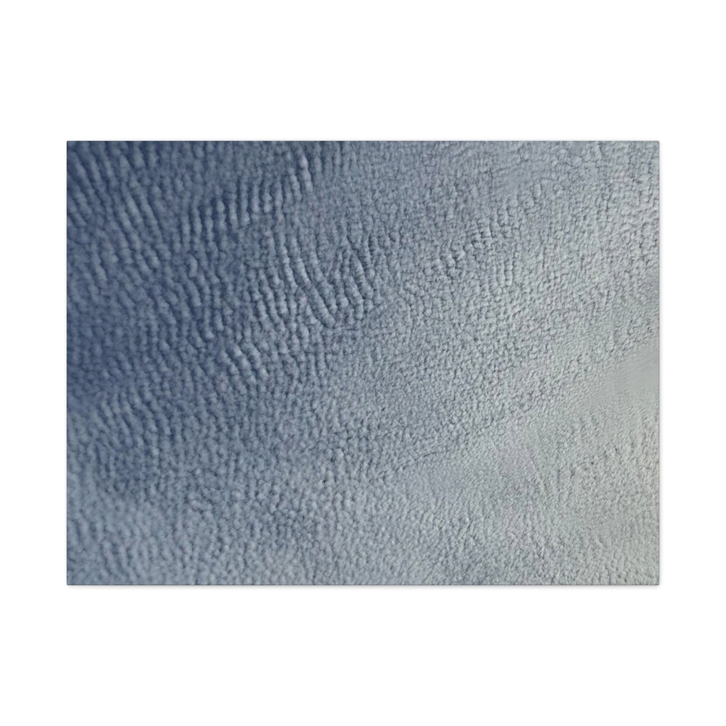 Undulating Whispers of Cerulean - Unique Frameless Canvas Wall Art - Art By Earth