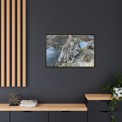 Carved by Water - Unique Stretched Canvas Wall Art