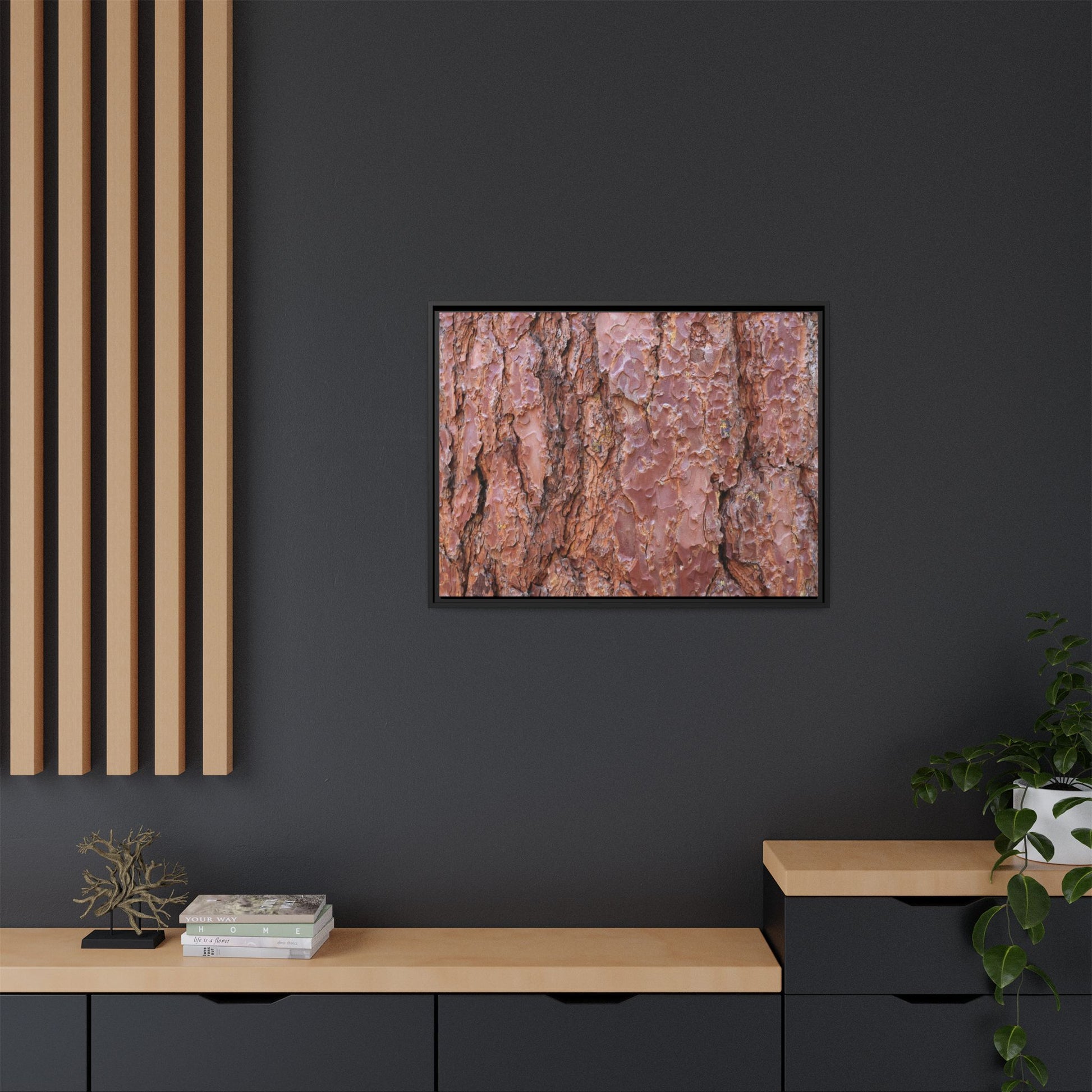 Russet Ridges - Unique Stretched Canvas Wall Art - Art By Earth