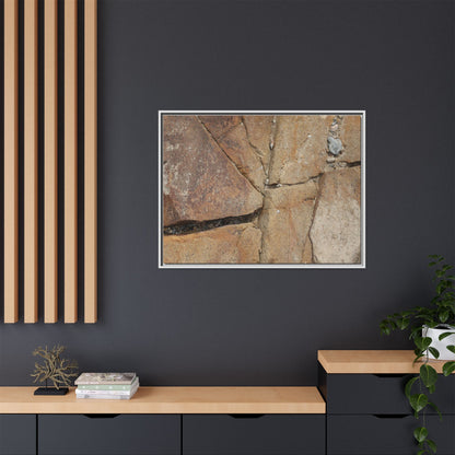 Rusty Crevices - Unique Stretched Canvas Wall Art - Art By Earth