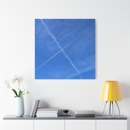 Crossing Paths - Unique Frameless Canvas Wall Art - Art By Earth