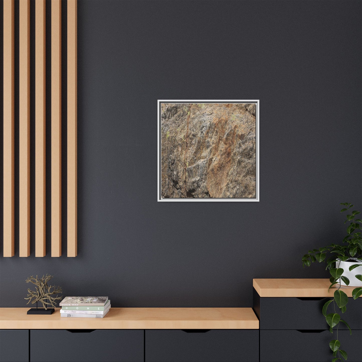 Weathered Rock Formation - Unique Stretched Canvas Wall Art - Art By Earth