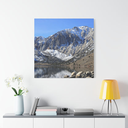 Reflections of Solitude - Unique Frameless Canvas Wall Art