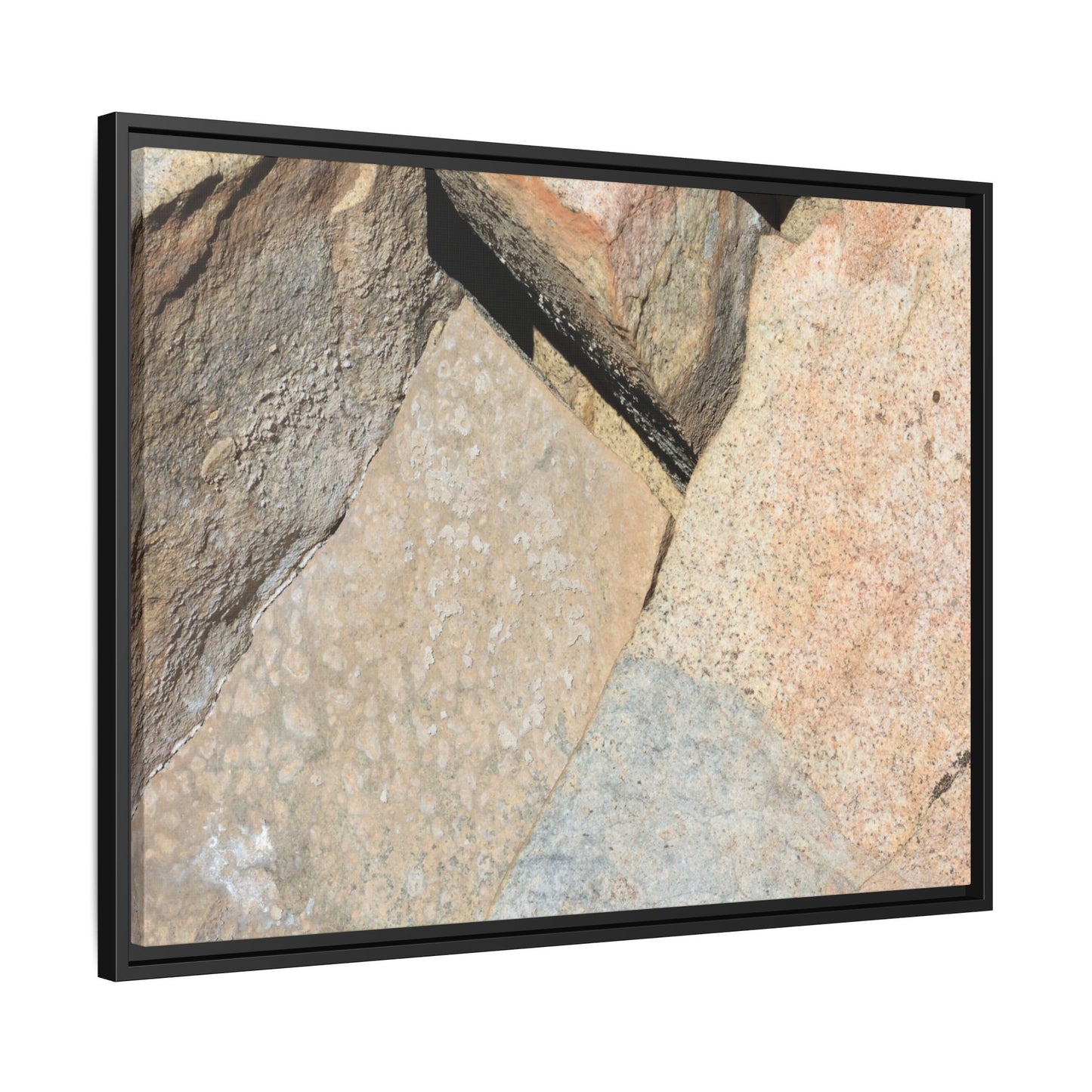 Rock Fragment - Unique Stretched Canvas Wall Art - Art By Earth