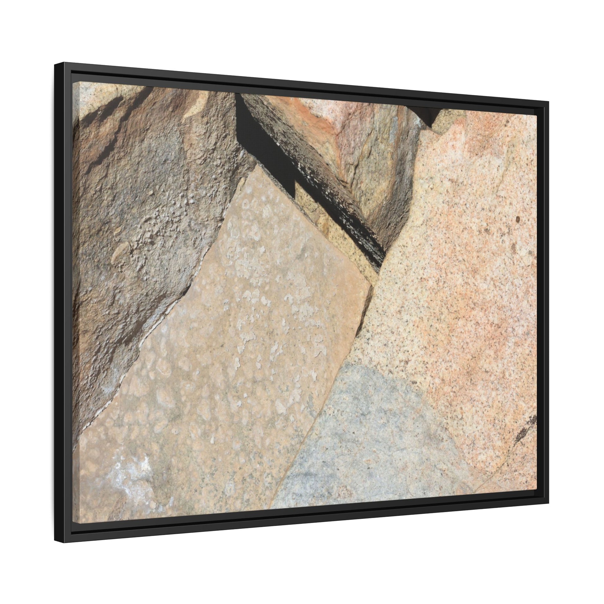 Rock Fragment - Unique Stretched Canvas Wall Art - Art By Earth